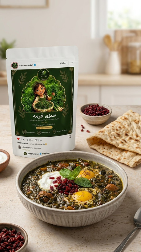 سبزی قرمه منجمد