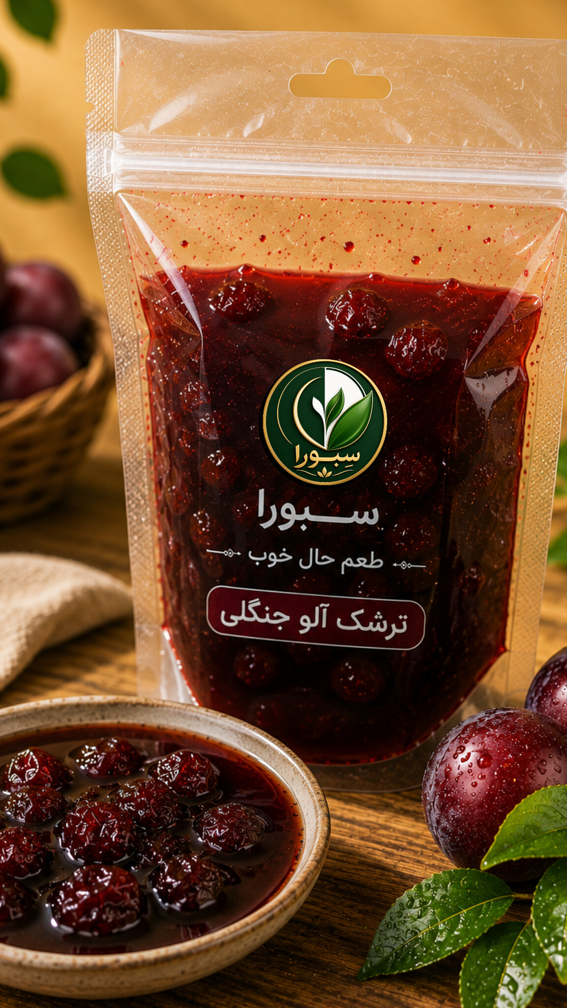 پک ده عددی ترکیبی از ترشک قیسی و آلو جنگلی درجه یک سِبورا