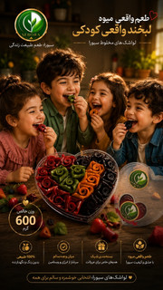 لواشک قلبی سِبورا(ارسال رایگان)(هر ده خرید یک عدد هدیه)