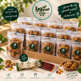 پک ۱۵ عددی گردو و کشمش سبورا مارکت + هدیه لواشک